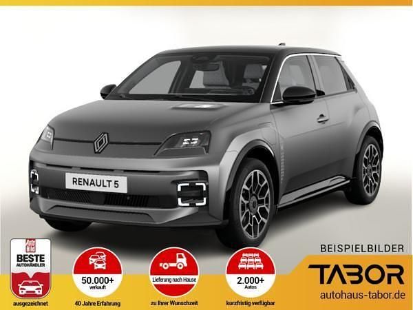 Grau (dolomitgrau + black pearlschwa) Neu 2025 Renault R5 Komfort Kleinwagen | 34.776 € (Etwas zu teuer) - Bild 1/3