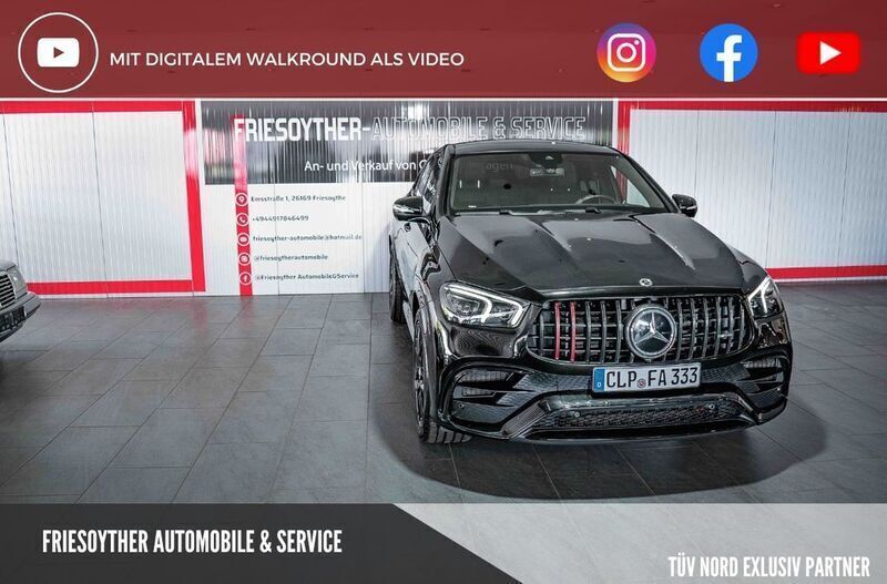 Schwarz Gebraucht 2024 Mercedes GLE63 AMG AMG Coupé | 119.990 € (Fairer Preis) - Bild 1/4