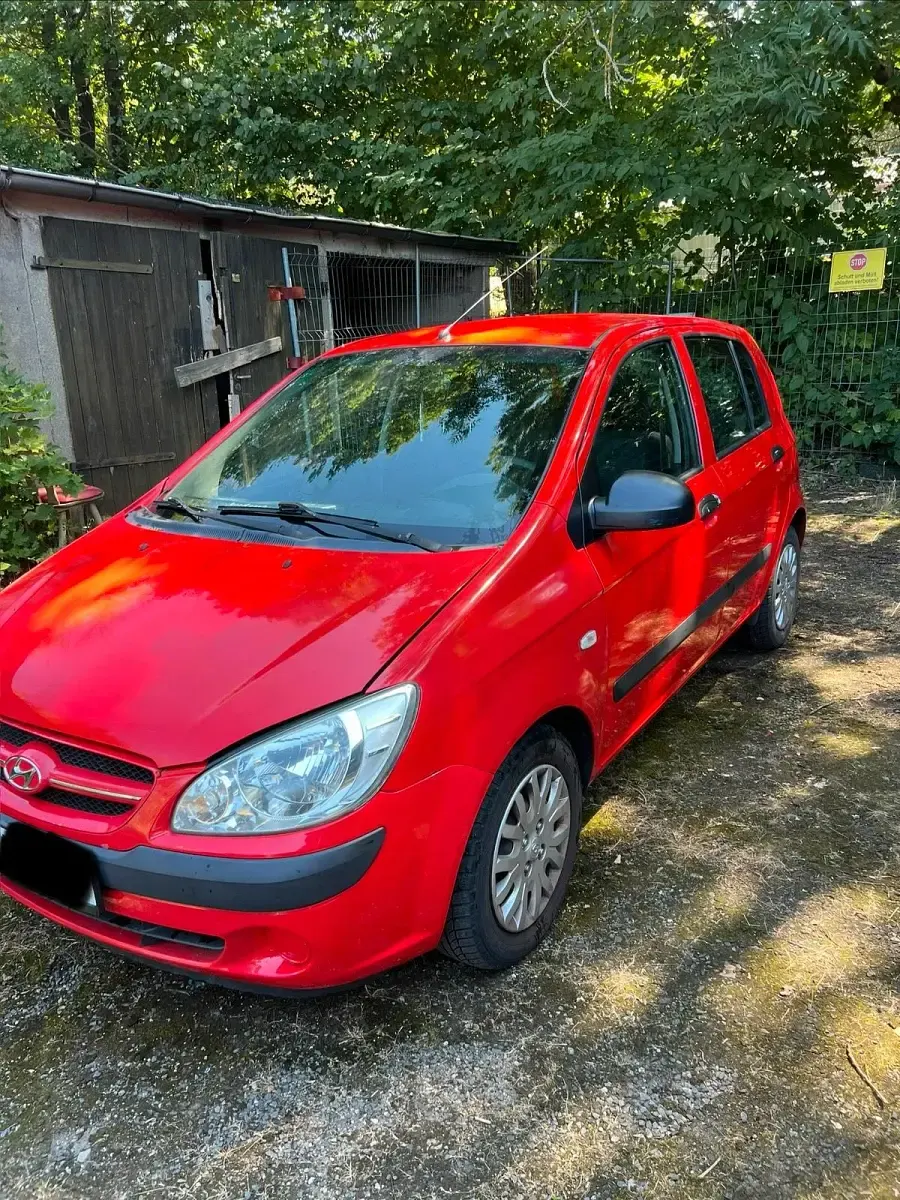Gebraucht Hyundai Getz 67 PS (49 kW) 2009 Rot Kleinwagen