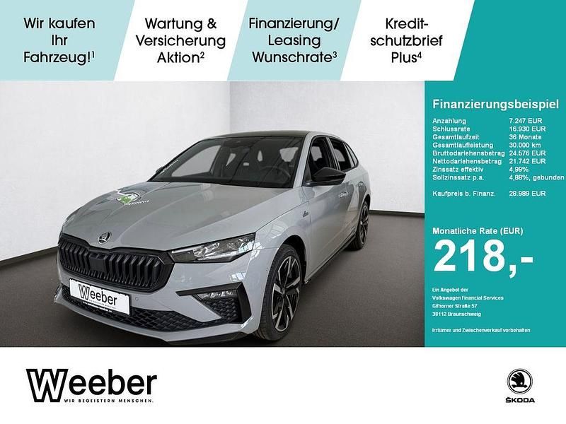 Grau Gebraucht 2025 Skoda Scala Monte Carlo Kleinwagen | 28.989 € - Bild 1/4