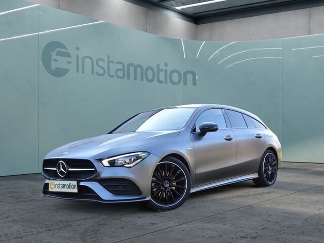 Grau Gebraucht 2021 Mercedes CLA200 AMG Kombi | 40.550 € - Bild 1/2