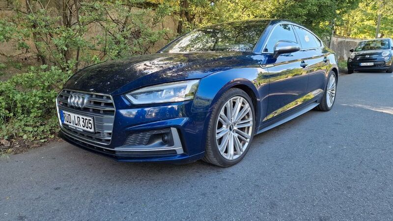 Blau Gebraucht 2017 Audi S5 Sportback Ambiente Kleinwagen | 24.500 € - Bild 1/2