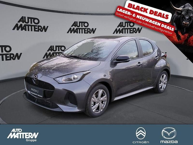 Grau Neu 2025 Mazda 2 Exclusive-Line Limousine | 23.590 € (Fairer Preis) - Bild 1/4