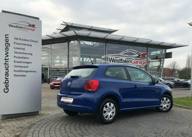 Gebraucht VW Polo Trendline 60 PS (44 kW) 2013 Meerblau Kleinwagen