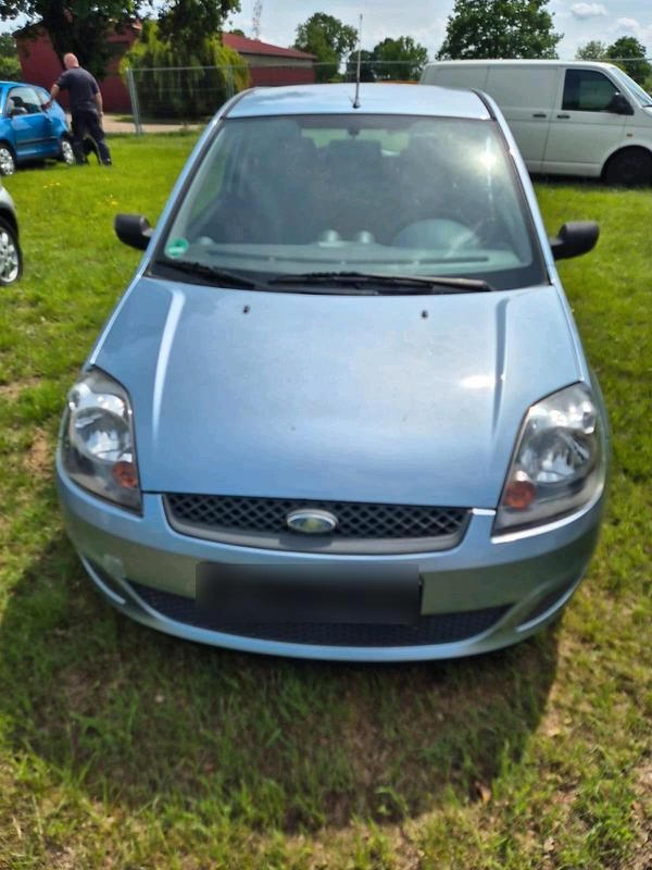 Gebraucht Ford Fiesta 68 PS (50 kW) 2008 Blau Kleinwagen