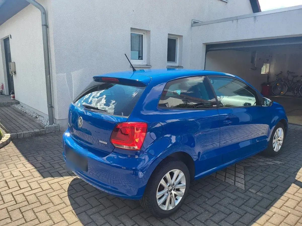 Gebraucht VW Polo Style 69 PS (50 kW) 2011 Blau Kleinwagen