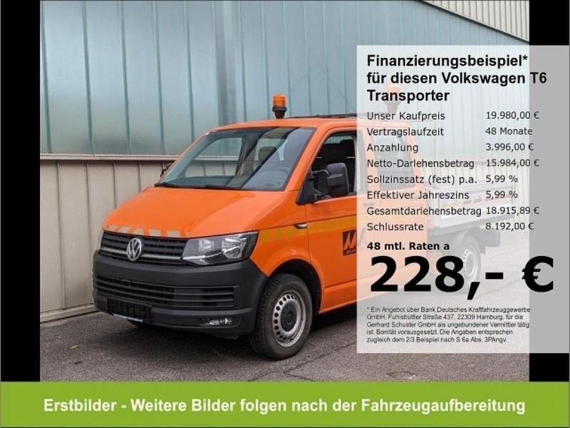Leuchtorange Gebraucht 2019 VW T6.1 Van | 19.980 € - Bild 1/4