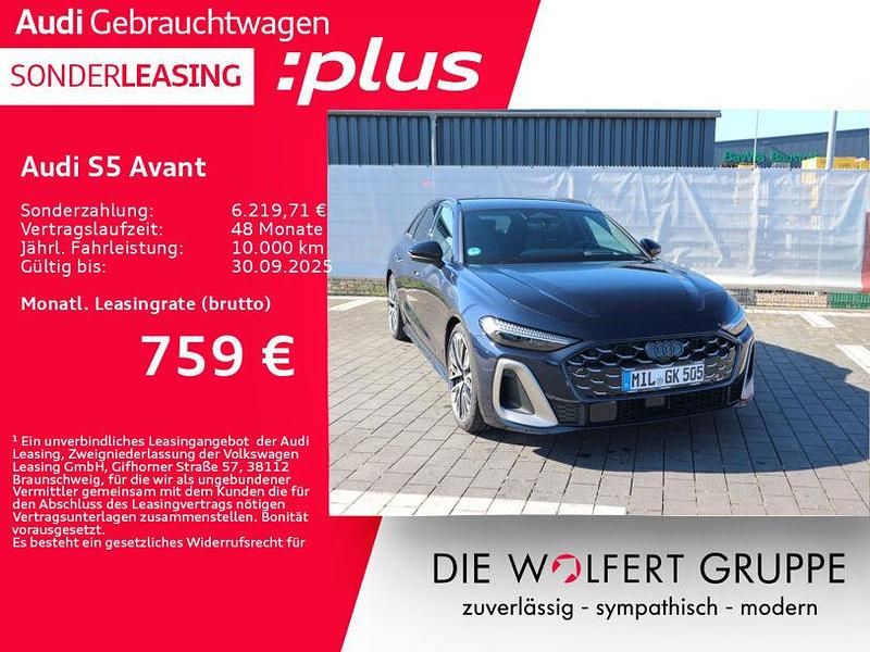 Firmamentblau metallic Gebraucht 2025 Audi S5 Edition .1 Kombi | 82.329 € (Etwas zu teuer) - Bild 1/4