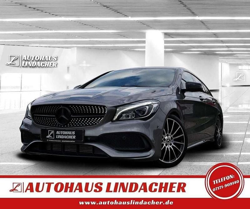 Mountaingrau (metallic) Gebraucht 2017 Mercedes CLA220 Shooting Brake AMG Kombi | 21.670 € (Fairer Preis) - Bild 1/4