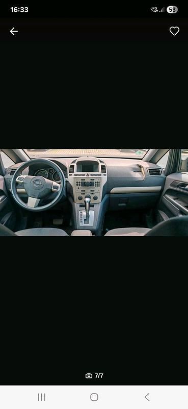 Gebraucht Opel Zafira 150 PS (110 kW) 2008 Schwarz Van / Kleinbus