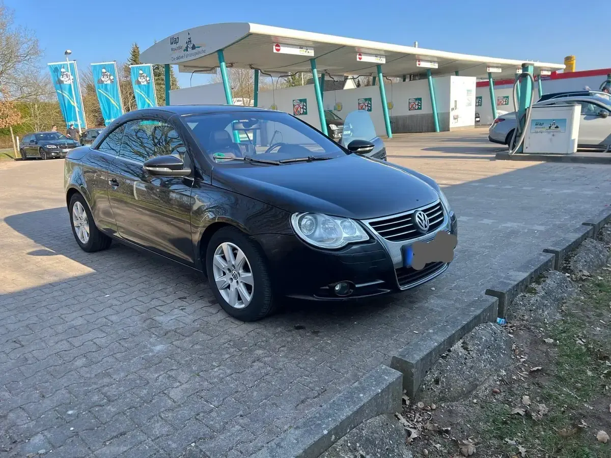 Gebraucht VW Eos 200 PS (147 kW) 2009 Schwarz Cabrio