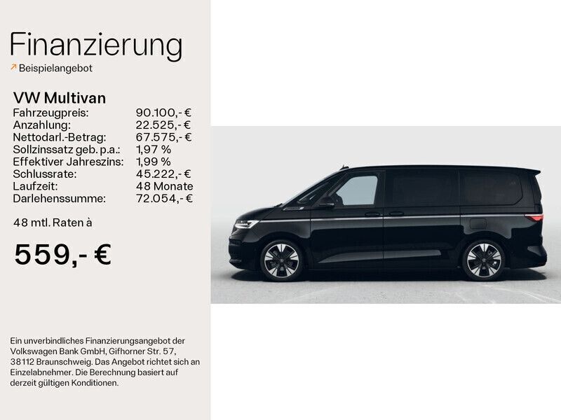 Gebraucht VW T7 Style 177 PS (130 kW) 2022 Schwarz Van