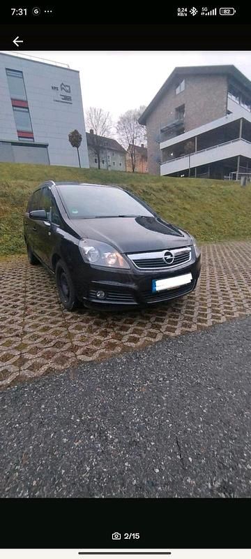 Gebraucht Opel Zafira 105 PS (77 kW) 2007 Schwarz Van / Kleinbus