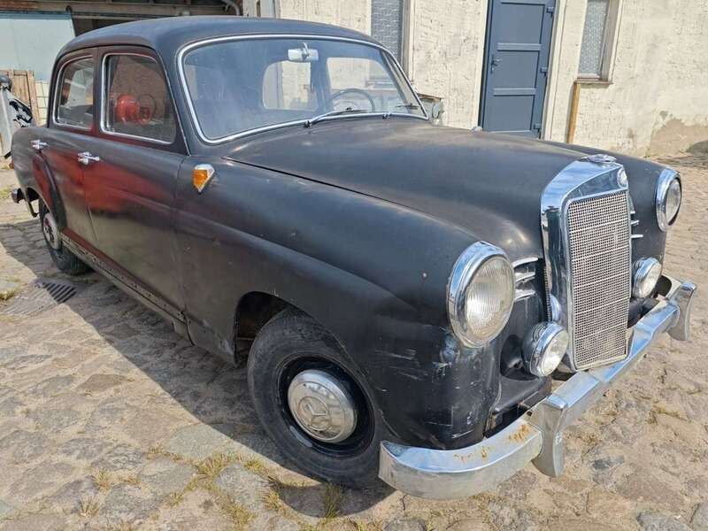 Grau Gebraucht 1957 Mercedes 180 Limousine | 4.999 € - Bild 1/4
