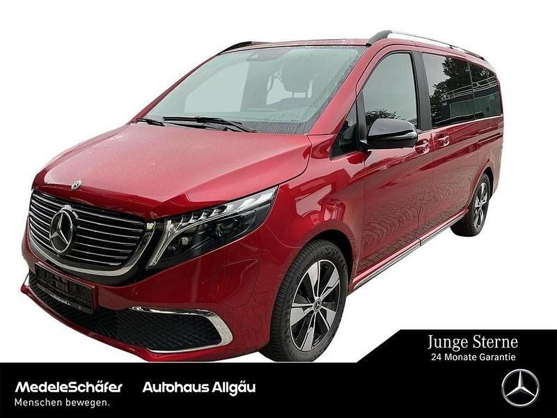 Rot Gebraucht 2024 Mercedes EQV300 Van / Kleinbus | 47.850 € (Superpreis) - Bild 1/4