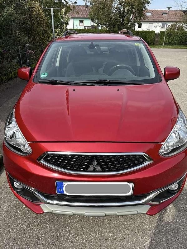 Gebraucht Mitsubishi Space Star 80 PS (58 kW) 2018 Rot Kleinwagen