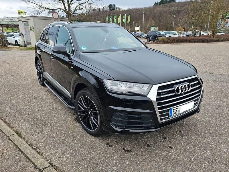 Schwarz Gebraucht 2018 Audi Q7 S-Line SUV | 34.999 € (Superpreis) - Bild 1/4
