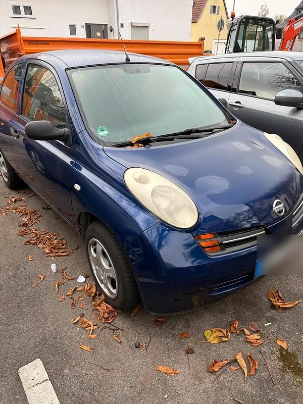 Blau Gebraucht 2003 Nissan Micra Kleinwagen | 1.300 € (Fairer Preis) - Bild 1/4