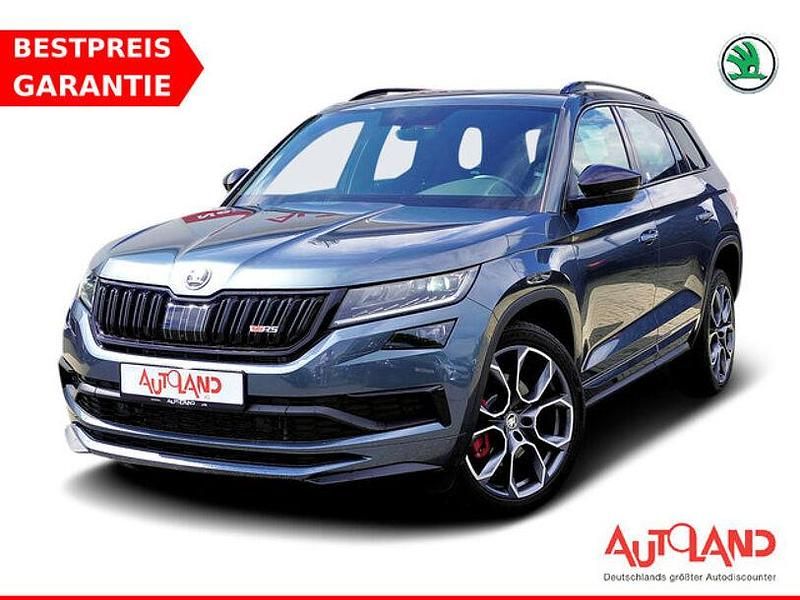 Grau Gebraucht 2020 Skoda Kodiaq RS SUV | 37.950 € (Teuer) - Bild 1/4