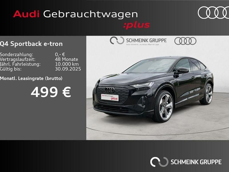 Mythosschwarz metallic (metallic) Gebraucht 2024 Audi e-tron S-Line SUV | 51.980 € (Superpreis) - Bild 1/4