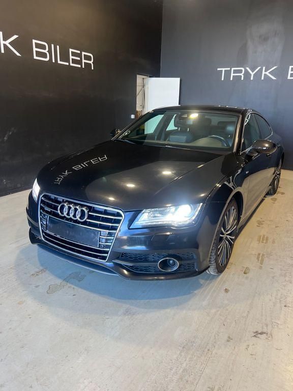 Schwarz Gebraucht 2014 Audi A7 Sportback Sport Kleinwagen | 10.500 € (Superpreis) - Bild 1/4