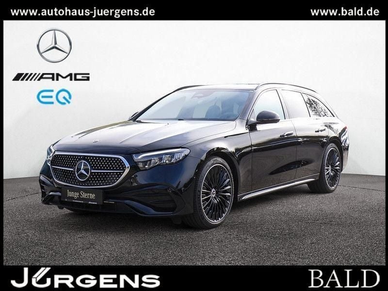 Schwarz obsidianschwarz metallic Gebraucht 2024 Mercedes E300 AMG Kombi | 57.650 € (Teuer) - Bild 1/4