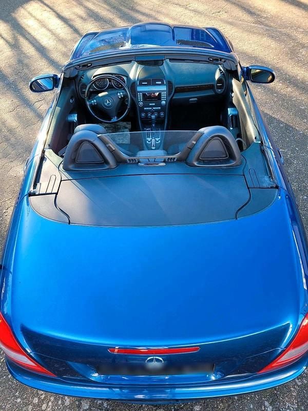 Gebraucht Mercedes SLK200 163 PS (119 kW) 2007 Blau Cabrio
