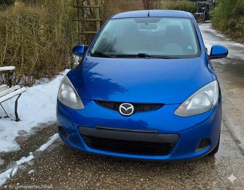 Gebraucht Mazda 2 Inclusive 103 PS (75 kW) 2008 Blau Kleinwagen