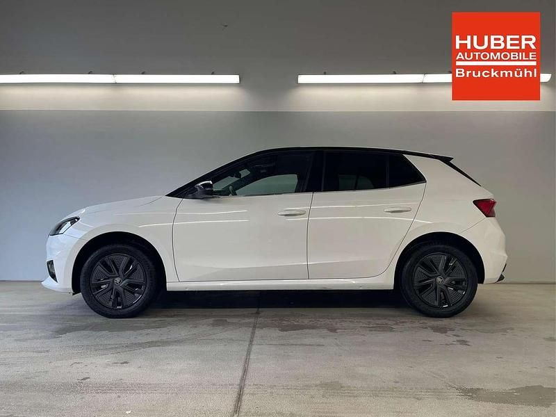 Neu Skoda Fabia Dynamic 116 PS (85 kW) 2025 [2y1z] moon white metallic / dach schwarz Kleinwagen