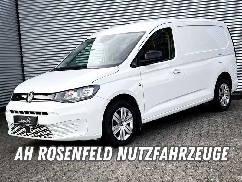 Weiss Gebraucht 2021 VW Caddy Maxi Van / Kleinbus | 24.449 € (Teuer) - Bild 1/4