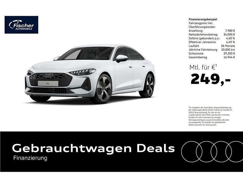 Weiss Gebraucht 2025 Audi A5 Sport Coupé | 41.980 € (Superpreis) - Bild 1/4