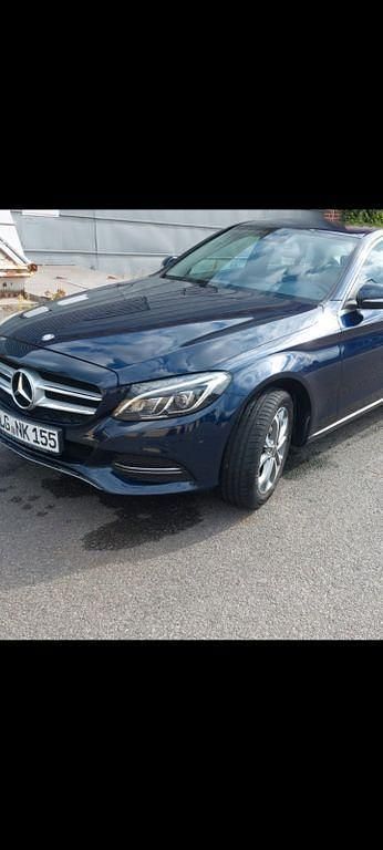 Blau Gebraucht 2014 Mercedes C200 Avantgarde Limousine | 15.450 € (Superpreis) - Bild 1/4