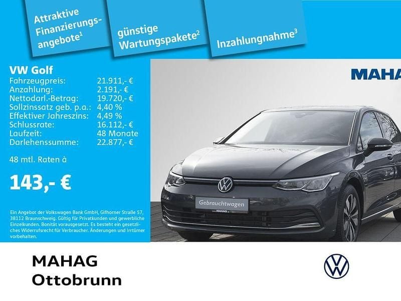 Gebraucht VW Golf VIII Move 150 PS (110 kW) 2024 Delfingrau metallic Limousine
