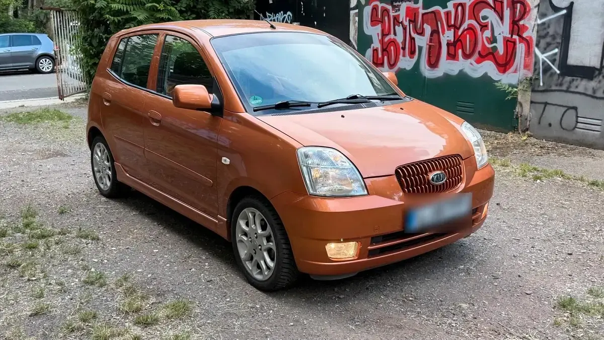Gebraucht Kia Picanto 65 PS (47 kW) 2007 Orange Kleinwagen