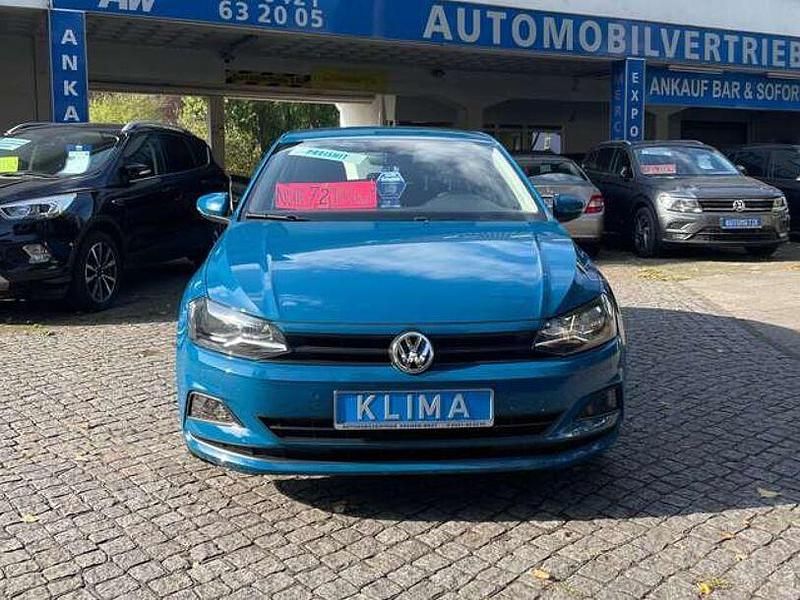Gebraucht VW Polo Trendline 65 PS (47 kW) 2019 Dark petrol Kleinwagen