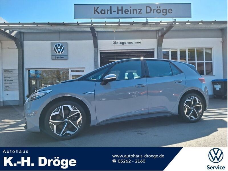 Grau Gebraucht 2020 VW ID.3 Pro Performance Kleinwagen | 18.280 € (Fairer Preis) - Bild 1/4