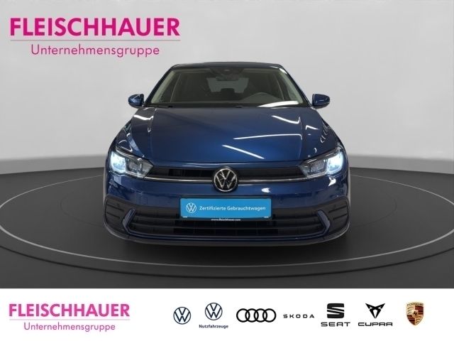 Gebraucht VW Polo IQ Drive 95 PS (69 kW) 2021 Blau Kleinwagen