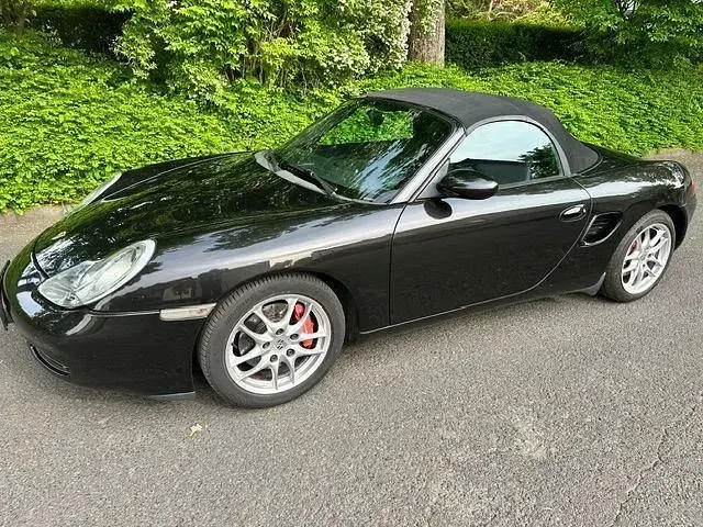 Usado Porsche Boxster S 252 CV (185 kW) 2001 Negro Descapotable