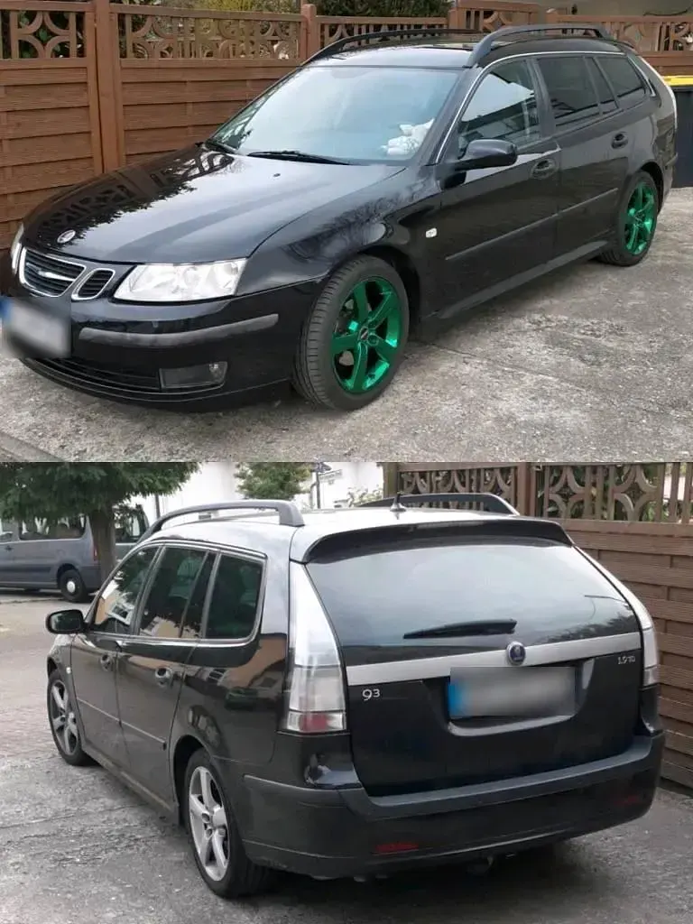 Occasion Saab 9-3 Vector 150 PK (110 kW) 2007 Zwart Stationwagen
