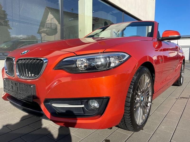 Orange Gebraucht 2015 BMW 220 Sport Line Cabrio | 13.990 € (Guter Preis) - Bild 1/4