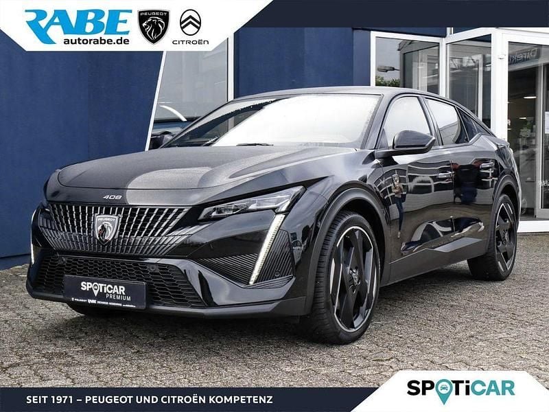 Schwarz Gebraucht 2024 Peugeot 408 GT GTi Limousine | 33.990 € (Fairer Preis) - Bild 1/4