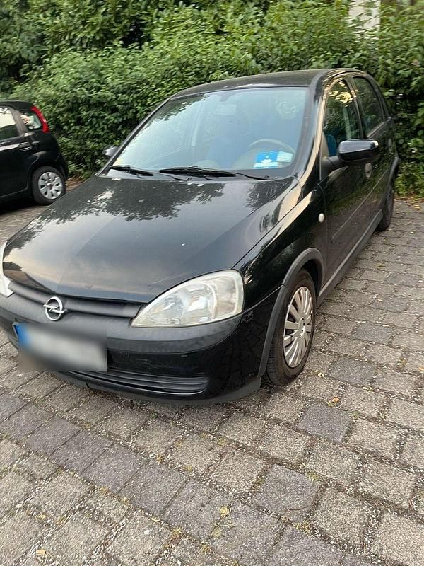 Schwarz Gebraucht 2002 Opel Corsa Limousine | 500 € (Superpreis) - Bild 1/4