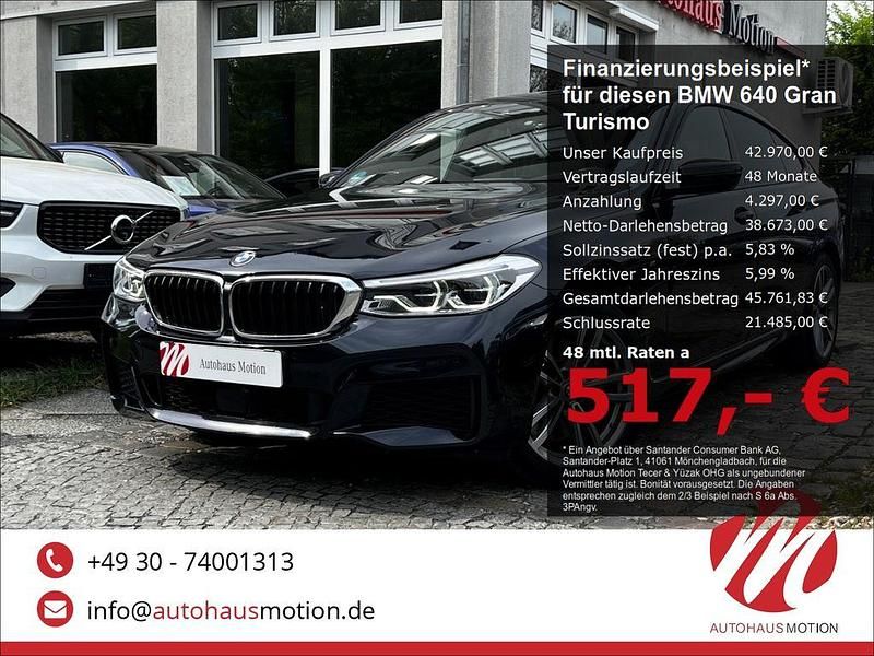 Carbonschwarz metallic Gebraucht 2020 BMW 640 M Sport Coupé | 42.970 € - Bild 1/4