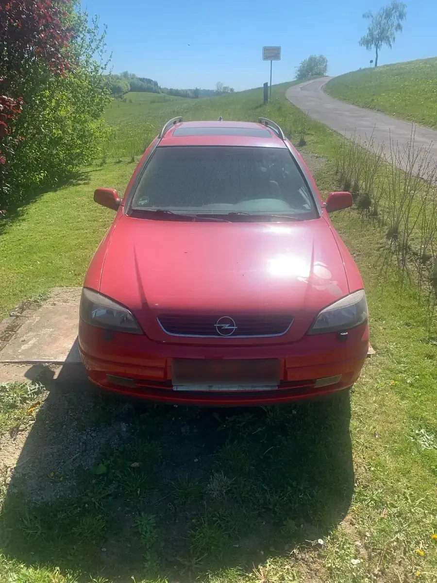 Usata Opel Astra 125 CV (91 kW) 2003 Rosso Station wagon