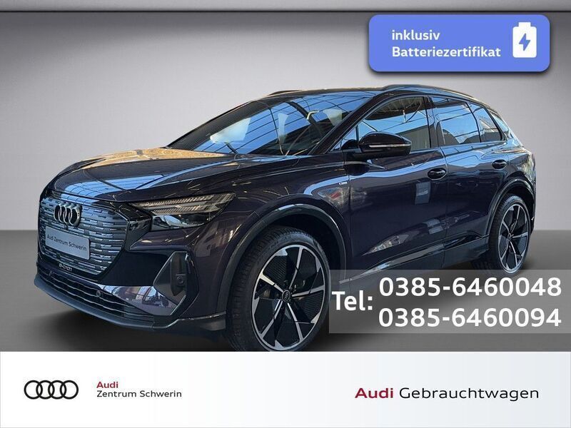 Violett metallic Gebraucht 2024 Audi Q4 e-tron Ambiente SUV | 69.990 € - Bild 1/4