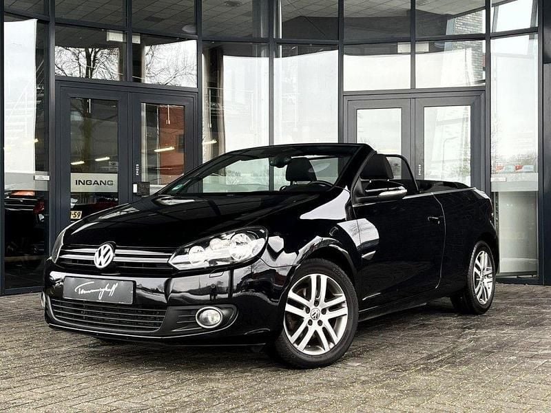 Schwarz Gebraucht 2011 VW Golf Cabriolet Comfortline Cabrio | 5.999 € (Fairer Preis) - Bild 1/4
