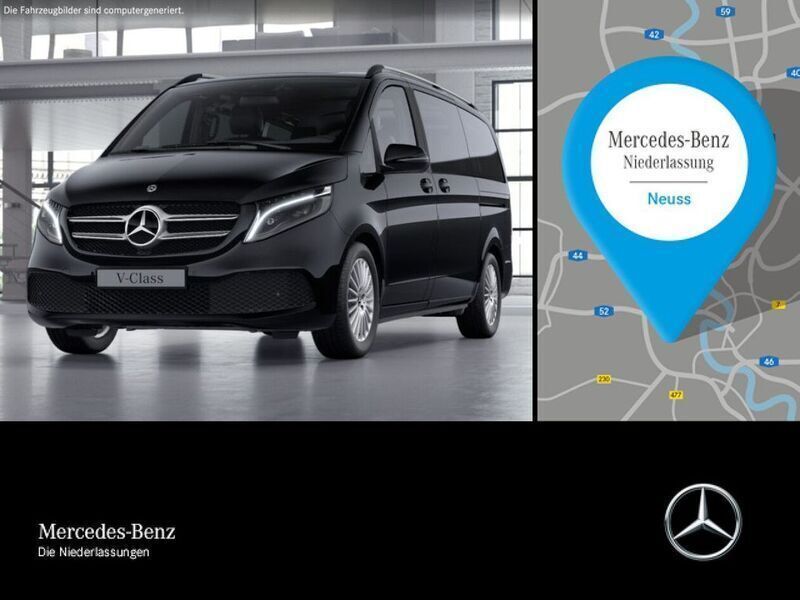 Schwarz Gebraucht 2022 Mercedes V250 Edition Van / Kleinbus | 49.990 € (Fairer Preis) - Bild 1/4