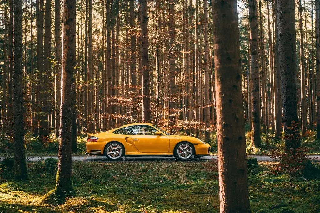 Gebraucht Porsche 996 Turbo 420 PS (308 kW) 2001 Gelb Coupé