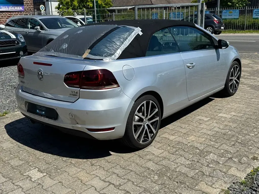 Brugt VW Golf Cabriolet Basis 105 HK (77 kW) 2013 Sølv Cabriolet