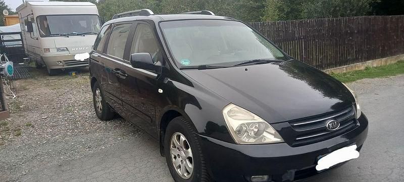 Schwarz Gebraucht 2009 Kia Carnival Van / Kleinbus | 1.500 € (Superpreis) - Bild 1/4